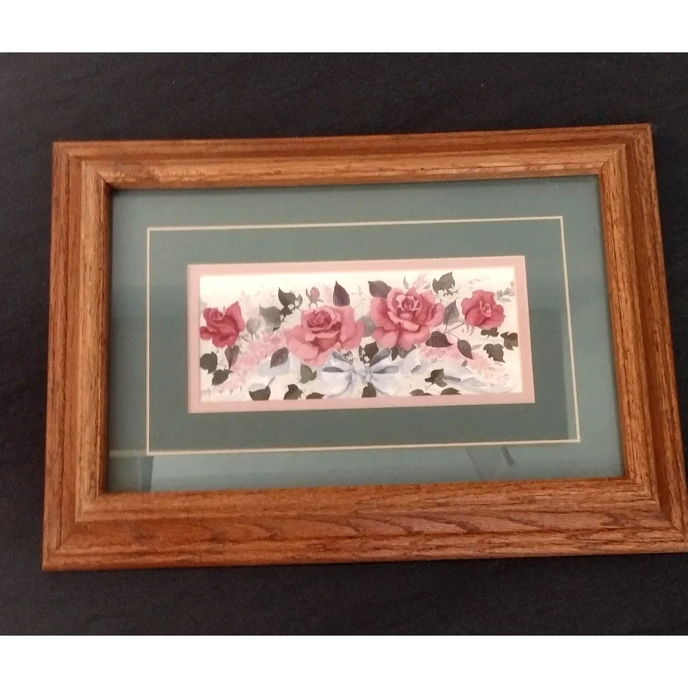 Vintage Carved Wooden frame 15x12 Traditional Farm House Cottage Corp